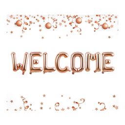 Sanjary Welcome Foil Balloons 7 Pieces - (Color May Vary)-image-37