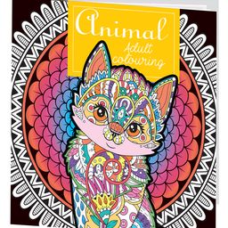 Animal Adult Colouring Pad: Practice Mandala Colouring to Relax the Mind-image-20