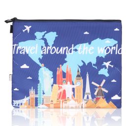 Echo Boomers Blue Tie-Dye Messenger BagA fun and vibrant choice for students, combining bright colors with everyday practicality- 12 Inch-picture-17