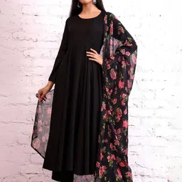 TOOCHKI Women Printed Kurta Trouser With Dupatta-image-39