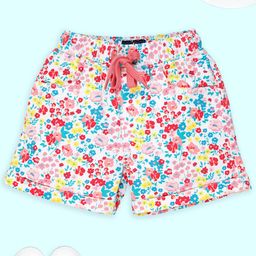 KiddoPanti Girls Floral Printed Hot Pants Shorts-image-60