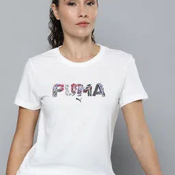 Puma Pure Cotton Brand Logo Embroidered Outdoor T-shirt-picture-54