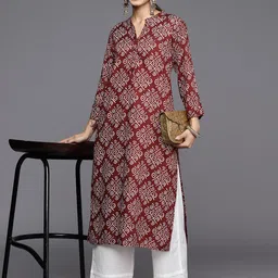 Varanga Bandhani Printed Block Print Kurta image 5