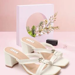 Elle Women's White Casual Sandals-picture-42