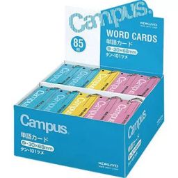 Kokuyo Medium Campus Vocabulary Cards Assorted, Tan-101 Claw-image-9