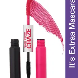 SWISS BEAUTY Craze Its Extraa Smudgeproof Dual Mascara 10g - Shade 01-9