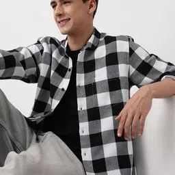 Mast & Harbour Buffalo Checks Casual Shirt-picture-16