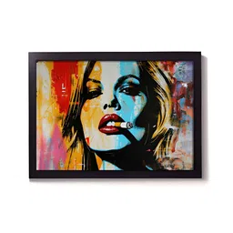 RANDOM Red & Yellow Abstract Wall Paintings-27