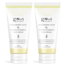 Globus Naturals Hyaluronic Acid & Active Vitamin C Face Cream - Pack of 2-24