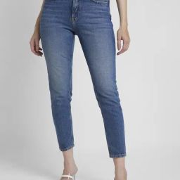 Spykar Blue Cotton Relaxed Fit Mid Rise Jeans-picture-47