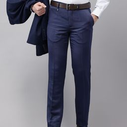 Van Heusen Men Skinny Fit Formal Trousers-image-78