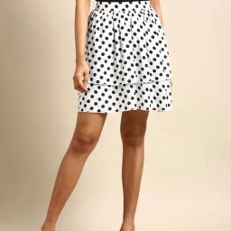 DODO & MOA White Printed Skirt-image-62