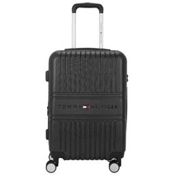 Tommy Hilfiger Stanford Black Textured Hard Medium Trolley Bag - 43 cm-87