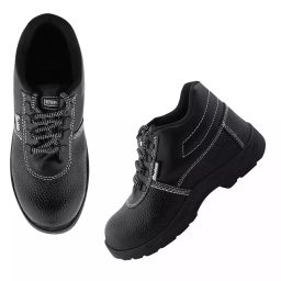 Foot Trends Bostan Steel Toe Safety Shoes High Ankle Size UK 10 Black-picture-22