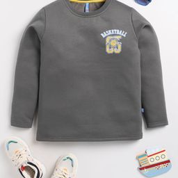 Here&Now X Game Begins Boys Typography Sweatshirt-image-20