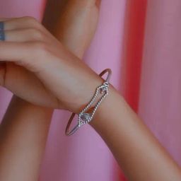 Shaya Vedhla Inspired 92.5 Sterling Silver Bracelet for Women-image-59
