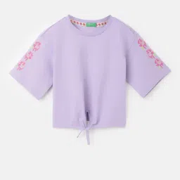 United Colors of Benetton Kids Purple Solid Top-picture-11