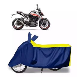 Auto Pearl Bike Cover for KTM Duke 390 ABS (Yellow & Blue)-picture-27