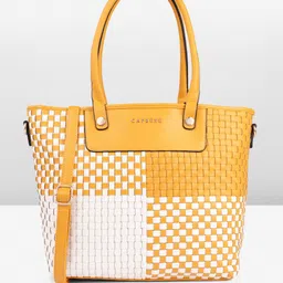 Caprese Textured Structured Shoulder Bag-7
