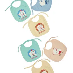 Bodycare Kids Assorted Printed Bibs (Pack Of 6)-picture-5