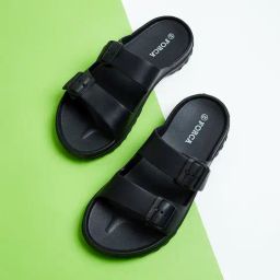 Forca by Lifestyle Men's Black Casual Sandals-20