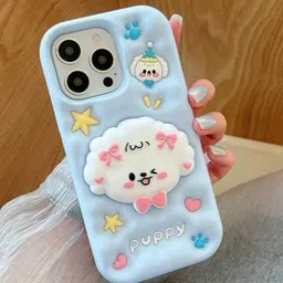 CASE CREATION Cartoon Characters Printed iPhone 16 Plus Bumper Case Mobile Accessories image 4