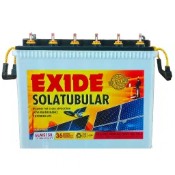 Exide Solar 12 V 150 Ah Tubular Battery, 6LMS150-image-25