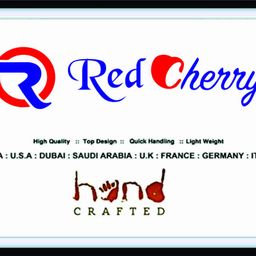 red cherry Genuine Leather Briefcase with Combination Lock image 5