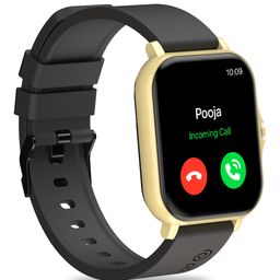 pTron Pulsefit P261 Bluetooth Calling Smartwatch With 1.7" Full Touch Color Display - Black Gold-26