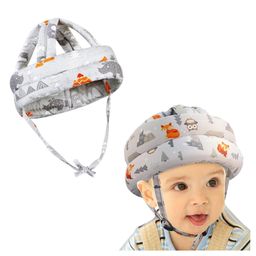 Bunie Adjustable Protective Baby Safety Helmet for Toddlers  Grey-26