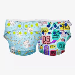 SuperBottoms Swimming Diapers for Babies & Toddlers - Washable, Reusable & Adjustable Swim Diapers | Pack of 2 | Hunny Bummy & Mommy Talk-25