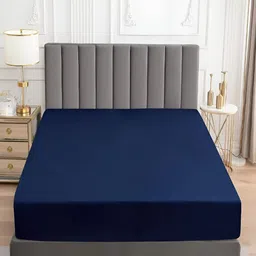 Myntra Elegant Homes Blue Terry Water Resistant Mattress Protector-image-12