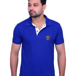 LA MILANO Men Polo Collar Slim Fit T-shirt-image-95