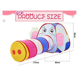 FunBlast Foldable Tunnel Ball Pool  Multicolor image 3