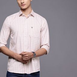 Allen Solly Pure Cotton Classic Fit Tartan Checked Casual Shirt-image-66