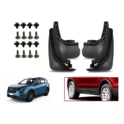 Auto Pearl Front and Rear Mud Guard For Mahindra XUV 700 2021 (Black) Set of 4 Pcs-17