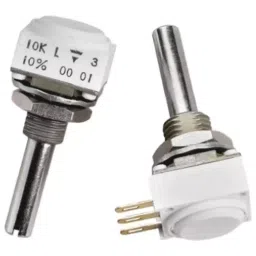 Vishay Panel Mount Rotary Potentiometer 100 mW Power 50 kΩ Solder Lug Terminal, P11L2V0FLSY00503KA (Pack of 40 Pcs)-picture-32