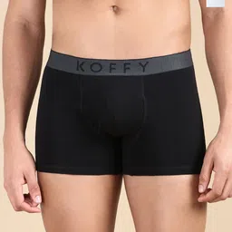 KOFFY Pack Of 2 Men Mid Rise Cotton Trunks KOFFY_KI46_WHT_WHT_2PC-image-30