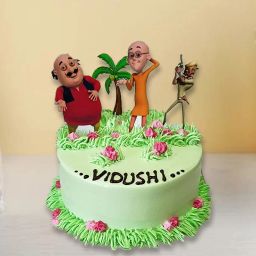 Colourful Motu Patlu Cake-image-99
