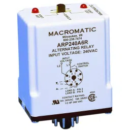 MACROMATIC CONTROLS Relay, Dpdt, 240Vac, 30Vdc, 10A, ARP120A3R-25