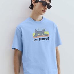 MaverIQ Men Graphic Printed Round Neck Cotton Oversized T-shirt-picture-46