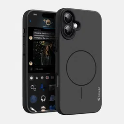 Karwan Solid Printed iPhone 16 Plus Back Case Mobile Accessories-image-32