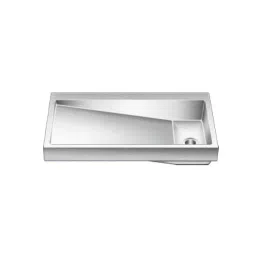 Nirali BG Wash Basin 760x432 mm (30x17 inch) Satin Finish Stainless Steel, Domita Big-picture-46