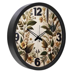 Aura Multicoloured & Multicoloured Printed Contemporary Wall Clock image 2