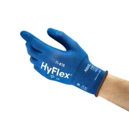 Ansell HyFlex 11-818 Blue Nylon Spandex Abrasion Resistant Gloves Size 5 Foam Nitrile Coating, 11818050-picture-46
