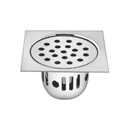 Sanjay Chilly Square Floor Drainer with Cockroach Trap Silver 76 x 76 mm, ‎SCCT-S-76-image-76