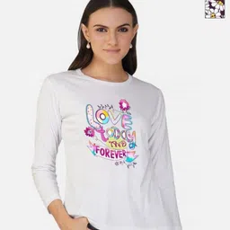 Metronaut Women 2 Printed Bio Finish Applique T-shirt-picture-4