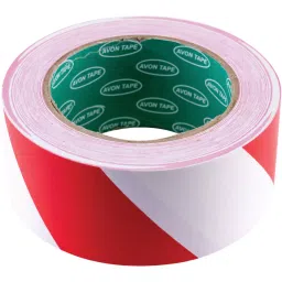 Avon 33m x 50mm PVC Red & White Hazard Marking Tape AVN9644040D-picture-42