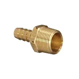 Merababa Brass Hose Nipple 5/16 Inch Hose Connection ID x 1/2 Inch Male Adapter (Pack of 5)-image-86