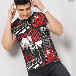 The Indian Garage Co Pack of 2 Printed T-shirts-image-5